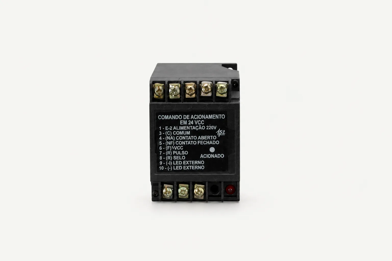 Módulo de comando e acionamento, produto da Majuss Eletroeletrônica