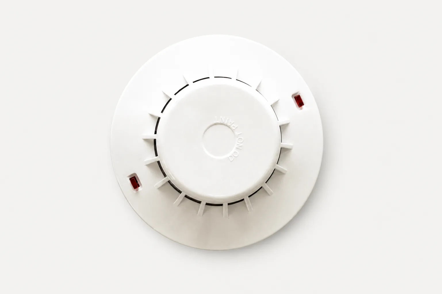 Detector óptico — vista frontal, produto da Majuss Eletroeletrônica